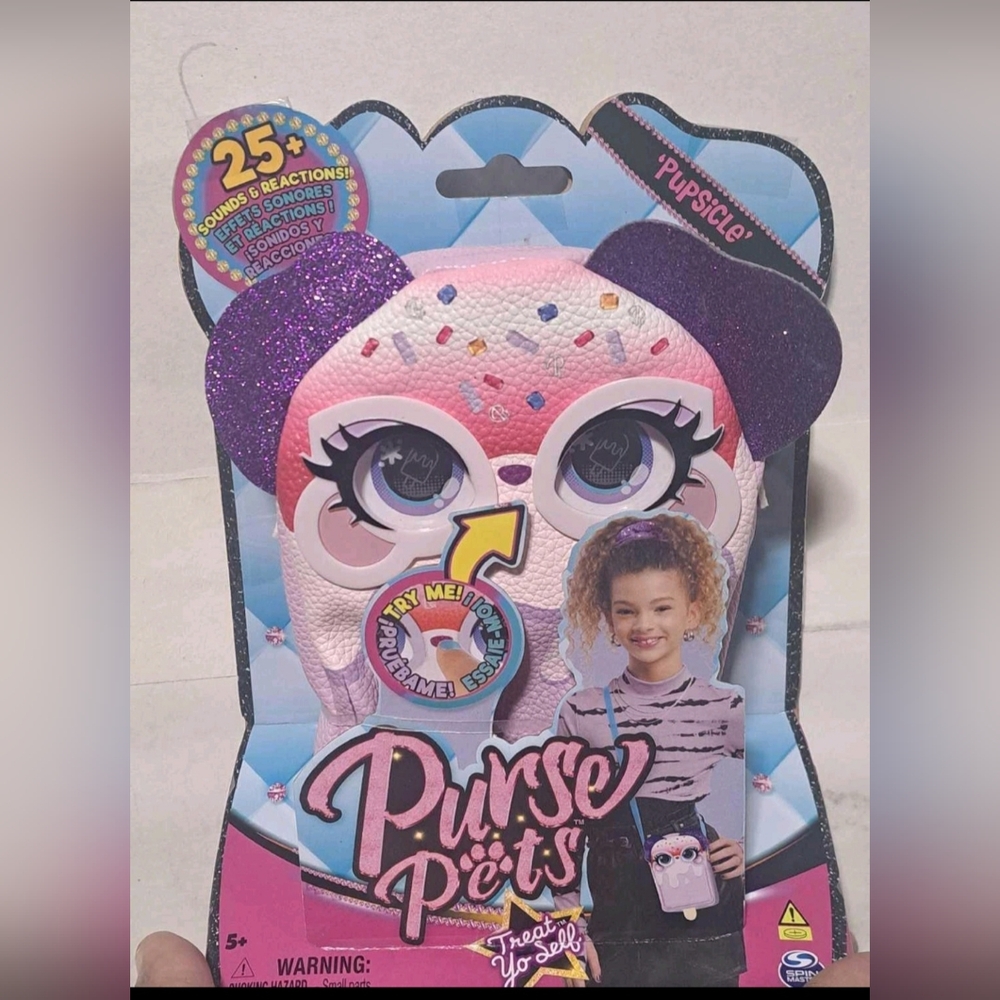 Brand New Purse Pets 'Puppsicle'  cross bag/purse for kids